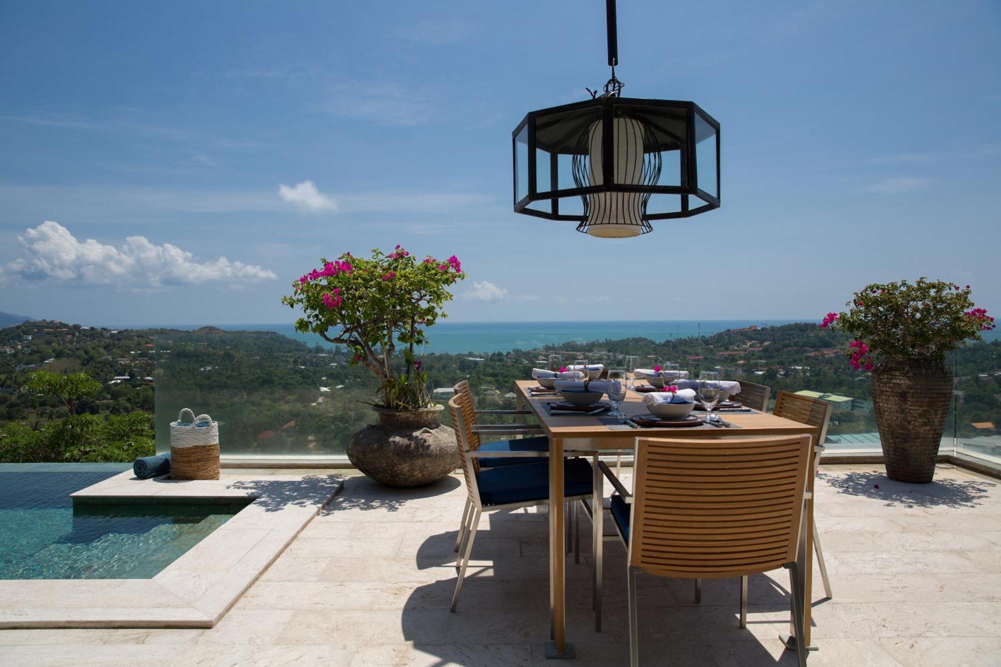 Villa Belle - Fully Serviced Private Sea View Villa With An Award Winning In-House Cook Choeng Mon Exteriér fotografie
