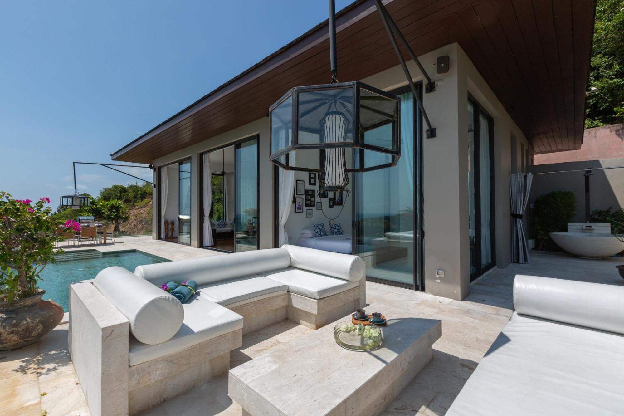 Villa Belle - Fully Serviced Private Sea View Villa With An Award Winning In-House Cook Choeng Mon Exteriér fotografie