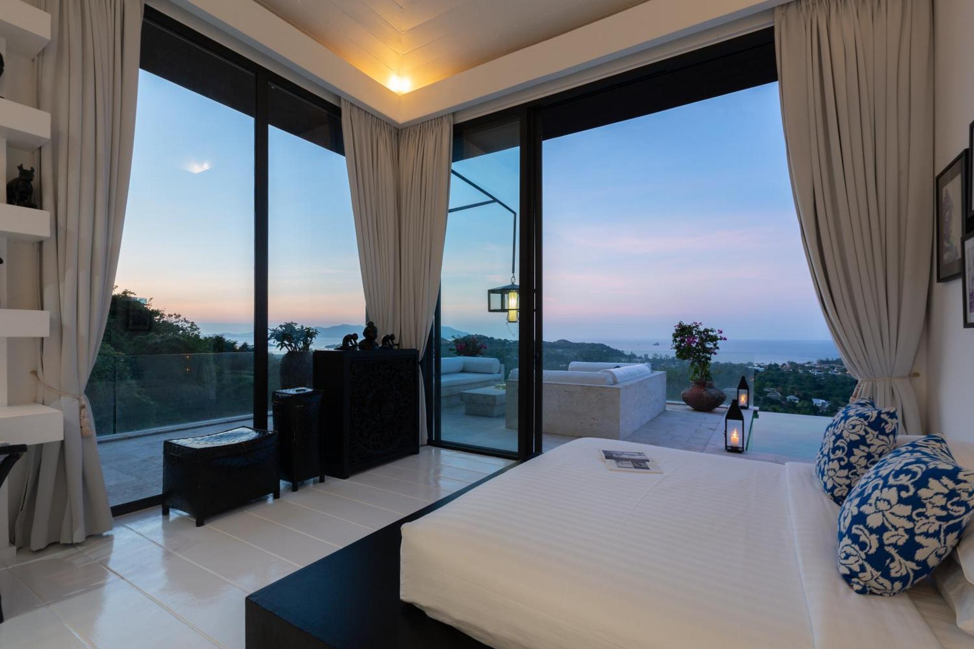 Villa Belle - Fully Serviced Private Sea View Villa With An Award Winning In-House Cook Choeng Mon Exteriér fotografie