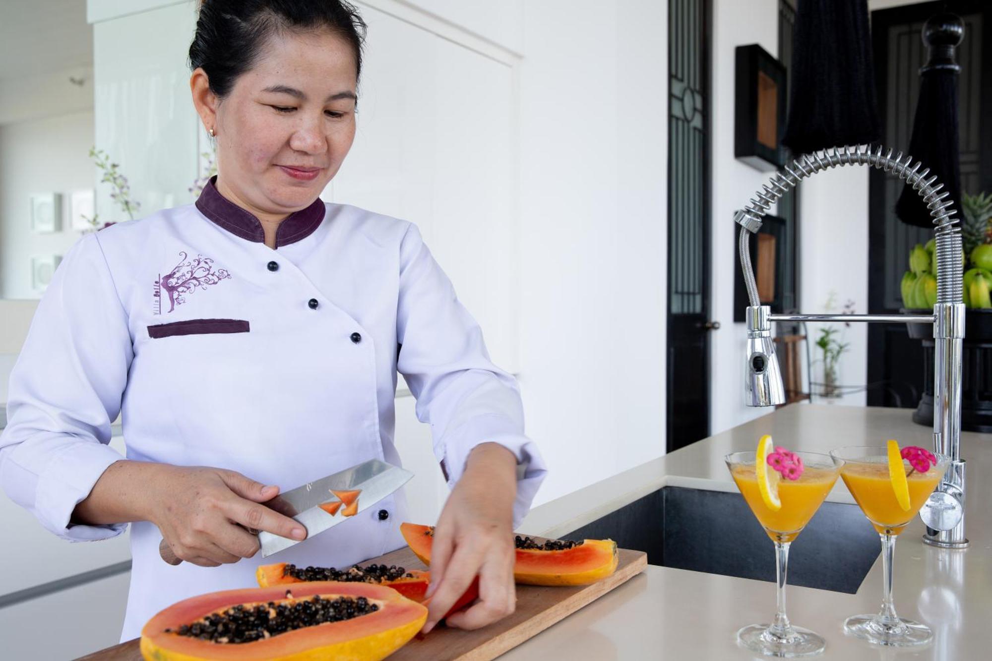 Villa Belle - Fully Serviced Private Sea View Villa With An Award Winning In-House Cook Choeng Mon Exteriér fotografie