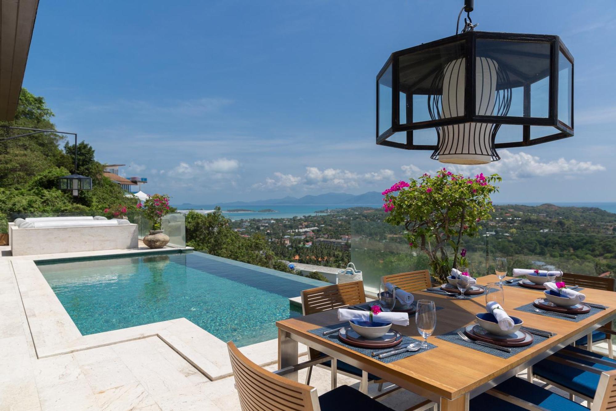 Villa Belle - Fully Serviced Private Sea View Villa With An Award Winning In-House Cook Choeng Mon Exteriér fotografie