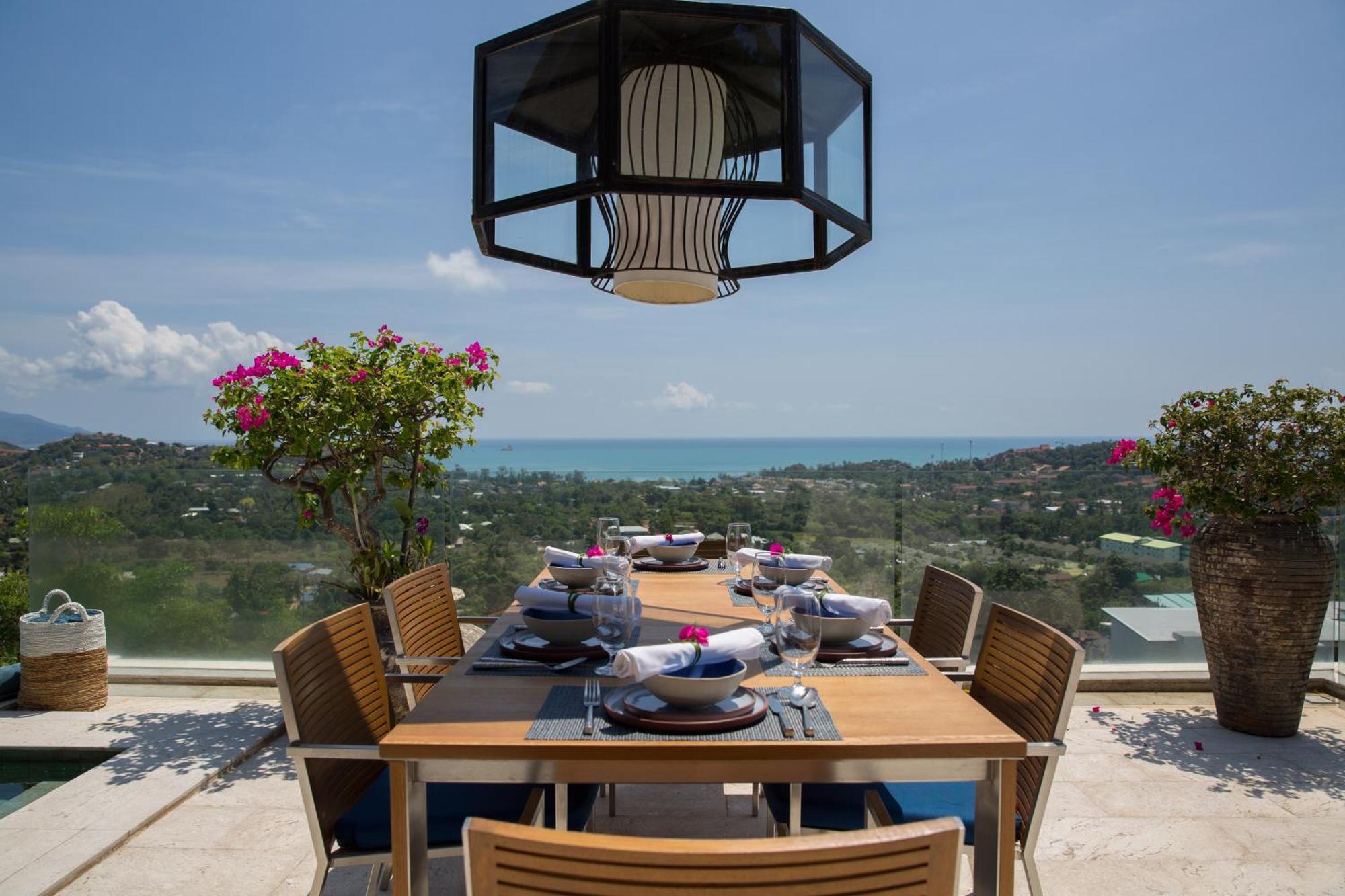 Villa Belle - Fully Serviced Private Sea View Villa With An Award Winning In-House Cook Choeng Mon Exteriér fotografie